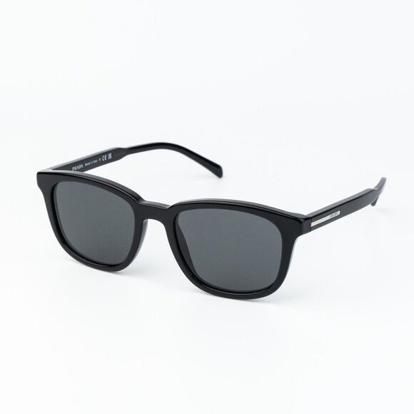 Prada Women Sunglasses Black Grey Square PRA21S 16K08Z NEW AUTHENTIC main image 5